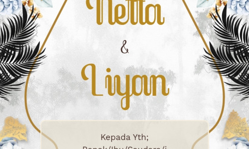 Undangan Pernikahan Netta & Liyan