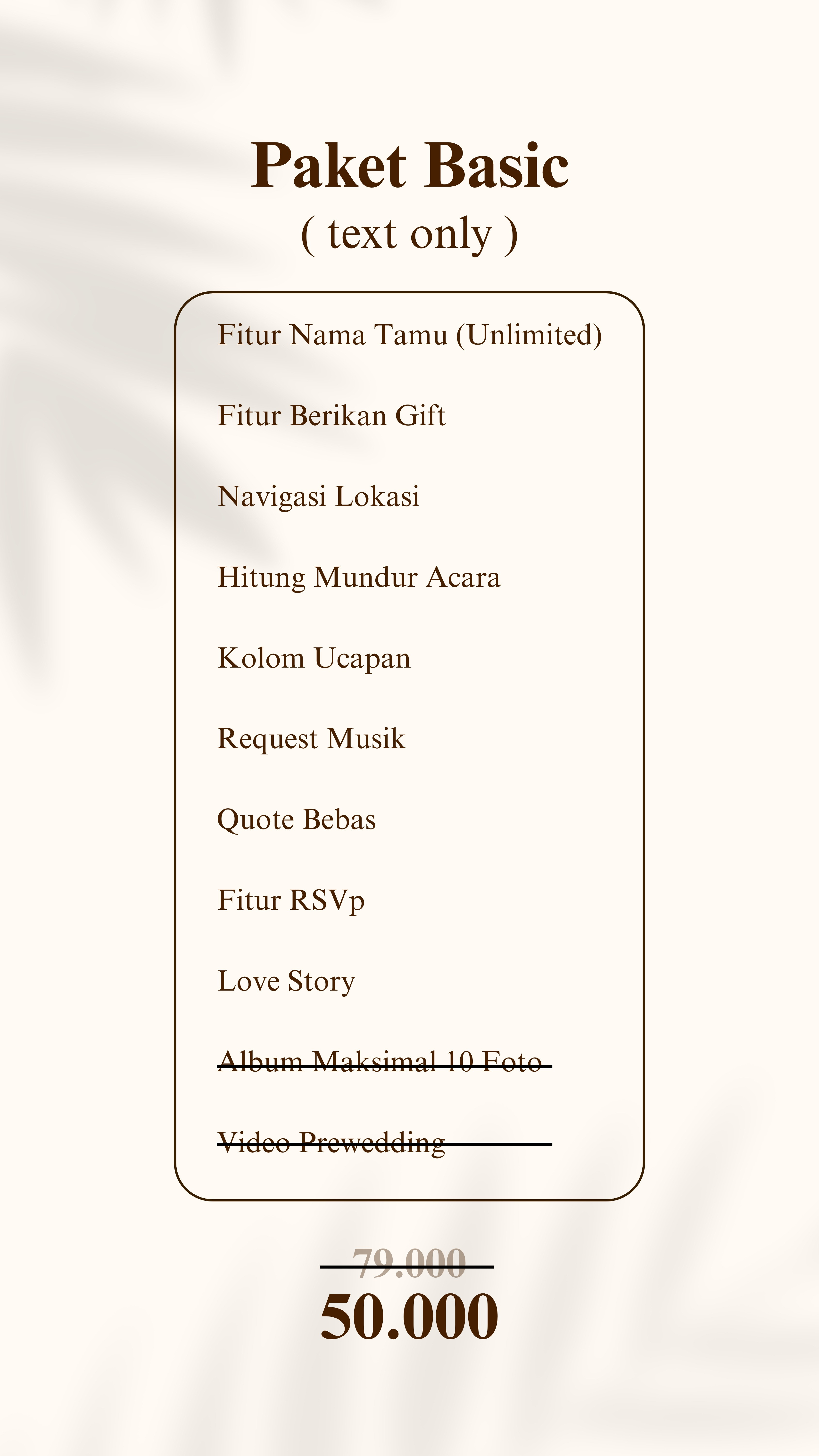 Premium 1 Minggu