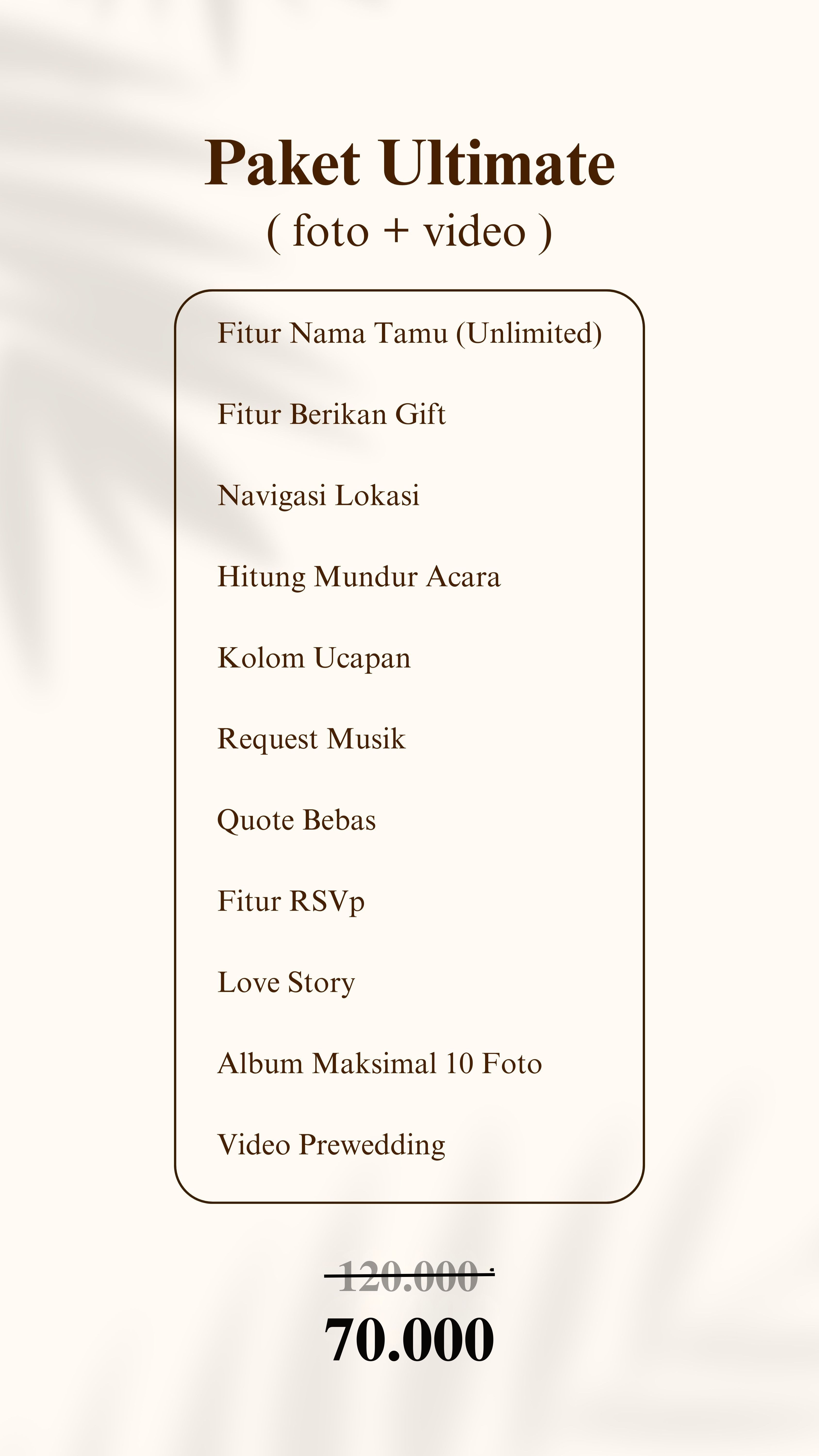 Premium 1 Minggu