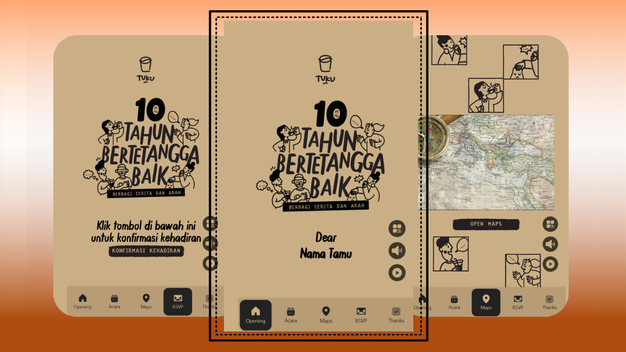 Tuku Hadirkan Sentuhan Hangat Lewat Custom Tema Undangan Digital di Satu Momen