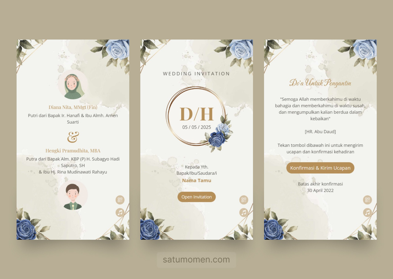 Website Undangan Nikah - Undang Tamu Tanpa Batas